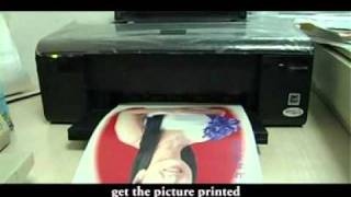 Production procedure for personalized T shirt by Clam Heat Press Machine