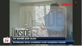 Emlakçılar satacakları evde sex yaparken yakalandı !!