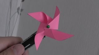 Вентик из бумаги / Как сделать Флюгер