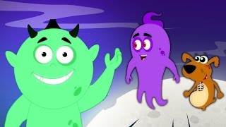 Непослушный призрачный | Страшные рифмы | Детская песенка | Nursery Rhymes For Kids | Naughty Ghost