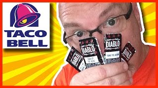 Taco Bell Diablo Sauce Challenge "12 Packages"