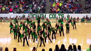 Ahs Colt kickers pom routine 2014-15 pep rally