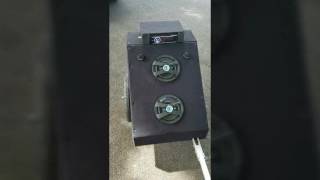My friends re designed speaker box trailer