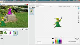 Проект Принцесса-лягушка на Scratch. Изучение команд блока Внешность. Практика.