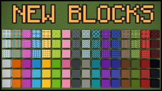 NEW MINECRAFT BUILDING BLOCKS! (Minecraft 1.12 Update)