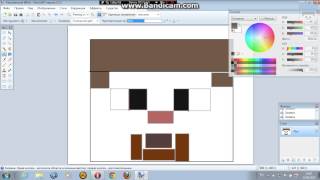 Как нарисовать аватарку Стива из Minecraft с помощью Paint.NET