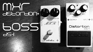 Vintage MXR Distortion Plus vs. Boss DS-1