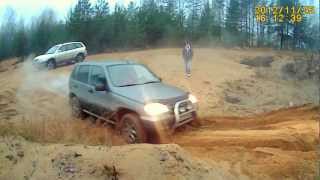 Chevrolet Niva диагональное вывешивание
