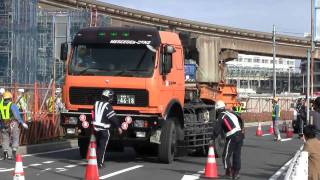 Tokyo monorail construction[2]　東京モノレール切替工事[2]