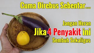 SULIT DIPERCAYA.. HANYA RUTIN MENGONSUMSI AIR TERONG + LEMON, SAPU BERSIH SEMUA GANGGUAN KESEHATANMU