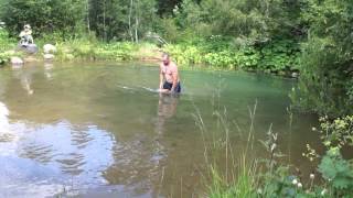 КУПАНИЕ В ЛЕДЯНОЙ ВОДЕ! Приэльбрусье - Лужа бодрости. Часть 1