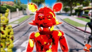 BRAND NEW LAVA FOXY ANIMATRONIC! (GTA 5 Mods FNAF RedHatter)
