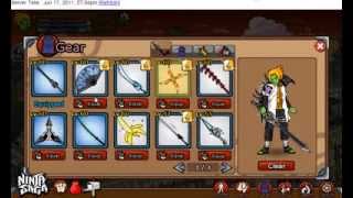 Ninja Saga. 8 rewards Zheninjas.magatama, pet, clothes, jutsus, weapons, etc