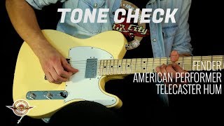 TONE CHECK: Fender American Performer Telecaster HS Demo NO TALKING