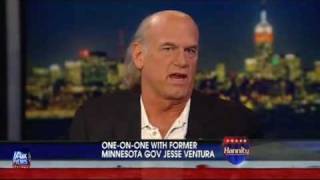 Shawn Hannity gets owned by Jesse Ventura on Shawn's own show.