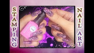 Стемпинг Розы с Пластиной YZWLE SPB с AliExpress / Stamping Nail Art.