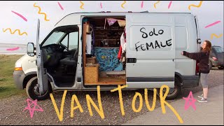 Van Tour | Solo Female Van Dwelling