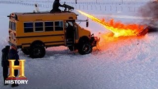 Top Gear: Adam Eliminates Snow With A Flamethrower | History