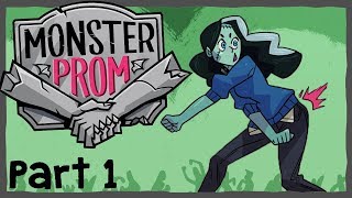 Monster Prom: Round 2 - #1 -  BOOTY WONT QUIT! (4 Player Gameplay)
