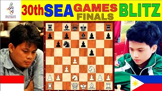 ANG HULING LABAN NI FILIPINO IM DANIEL QUIZON PARA SA GINTONG MEDALYA || 30th Sea Games Chess Blitz