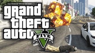 GTA 5 - EPIC MOTORCYCLE CRASH! (GTA V Online Funny Moments)
