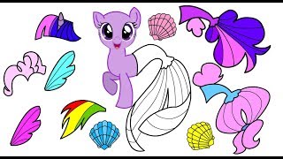 I made Ponies like Mermaids