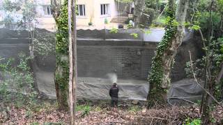 Axeo Travaux - Aix-en-Provence - Mur de soutènement projection béton