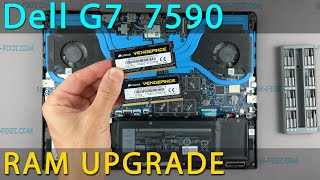 Dell G7 7590 How to upgrade RAM memory