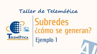 Generando subredes (ejemplo 1) - Telemática Vídeo # 5