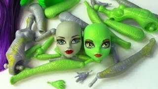 Create A Monster High Mummy & Gorgon Girls Doll Starter Pack CAM Set