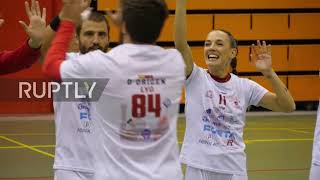 Spain: Mireia Rodriguez makes history as first woman to play for men's senior handball team