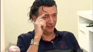 Britto Jr. aparece cabeludo no Programa da Tarde desta segunda-feira (4)