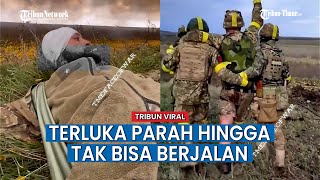 Tentara Ukraina Terluka Parah Hingga Tak Bisa Berjalan