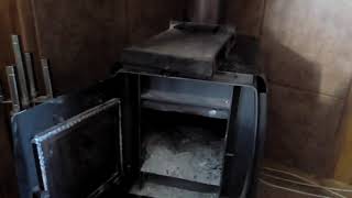 Limpieza del caño de la combustión.