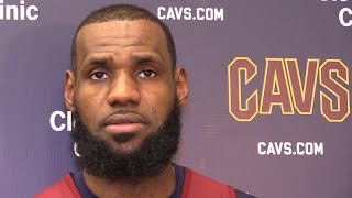 LeBron James on playing without another big man: Cavs vs. Pistons