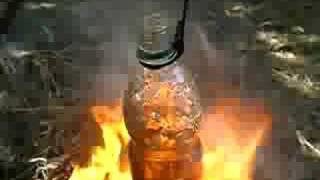Кипячение воды в пластиковой бутылке