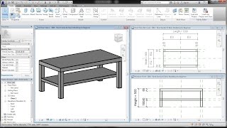 BIM - Revit Family 01 Basic Modeling Tutorial for Beginner