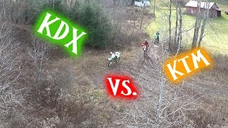 Kawasaki KDX 200 vs KTM 300 XC-W