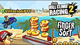 SUPER BIKE na PRAIA no Hill Climb Racing 2