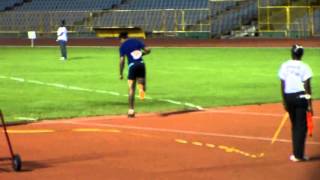 Javelin throws at the Elite Games featuring Keshorn Walcott