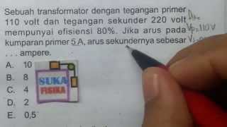 Cara mudah mencari arus pada transformator -fisika SMA
