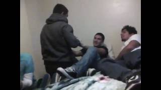 Oscar and Ferny Gay Wrestling