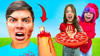 LOS NIÑOS COMEN de COLORES por 24 HORAS !!