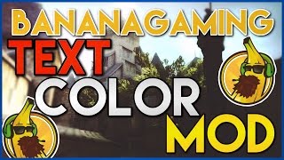 BANANAGAMING TEXT COLOR MOD - OMÓWIENIE I INSTALACJA!