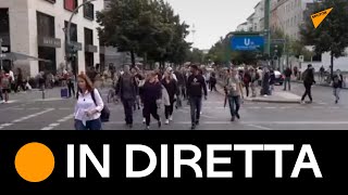 Germania: protesta dei scettici Covid-19 a Berlino