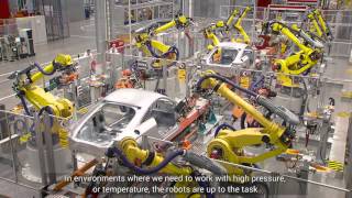 FANUC ipari robotok az AUDI Hungariánál