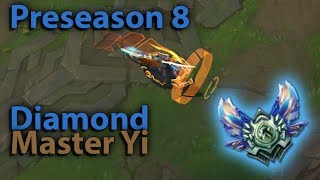 Diamond 2 Crit Master Yi Gameplay (League of Legends) Preseason 8