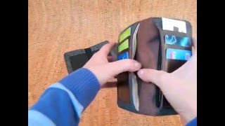 Кожаный чехол-кошелек Valenta для различных телефонов