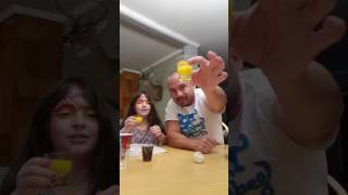 The Johnald and Victoria 1st Food Challenge RAW EGGS turns into a fight!