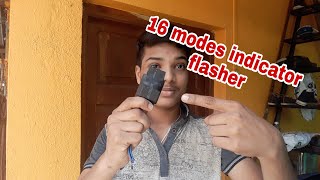 |How to install 16 modes indicator flasher in all bikes |